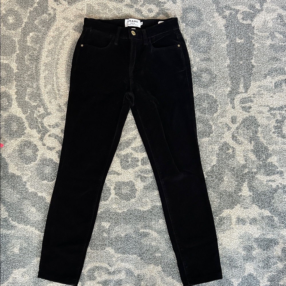 Frame Denim Black Skinny Women's Jeans